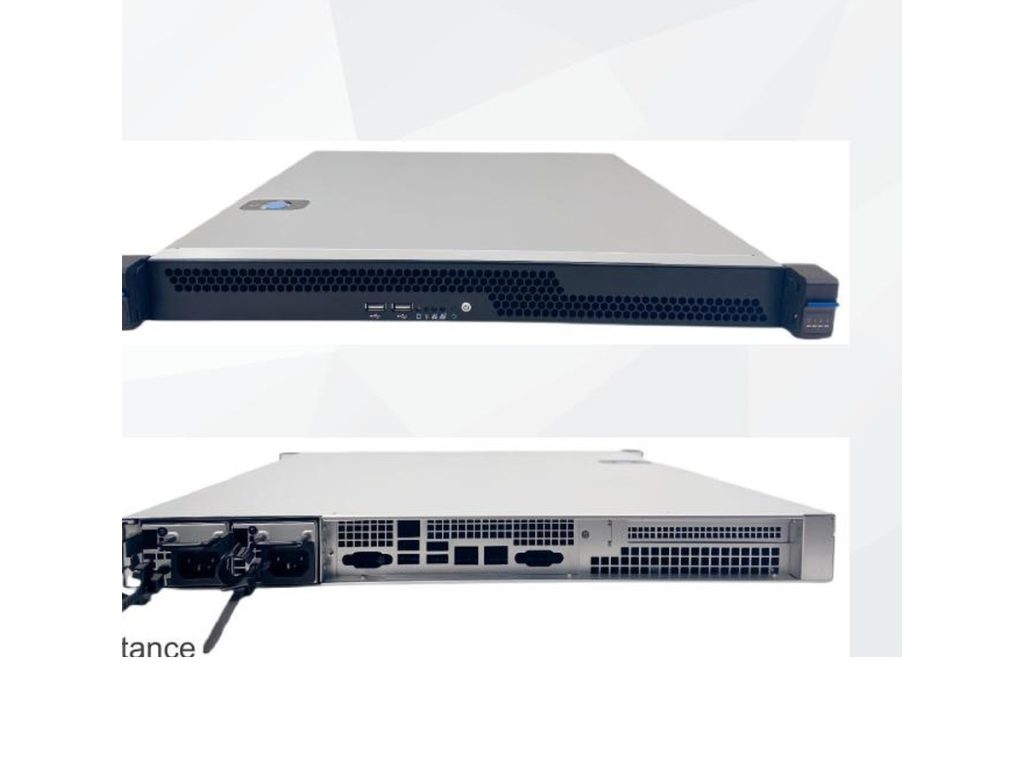 CR102 1U 450mm Short-Depth Edge Server Chassis